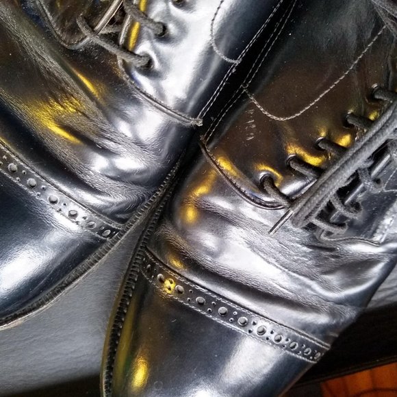 Paul Smith Black Leather Wingtip Shoes Men\'s Size 9.5 main image 6
